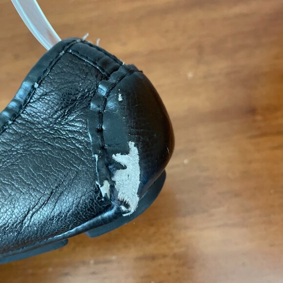 Michael Kors Womens Black Leather Fulton Moc Ballerina Ballet Flats Size 8.5M - Picture 8 of 14